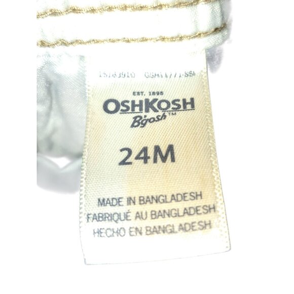 Oshkosh B'gosh Denim Short Overalls 24M - Picture 4 of 6